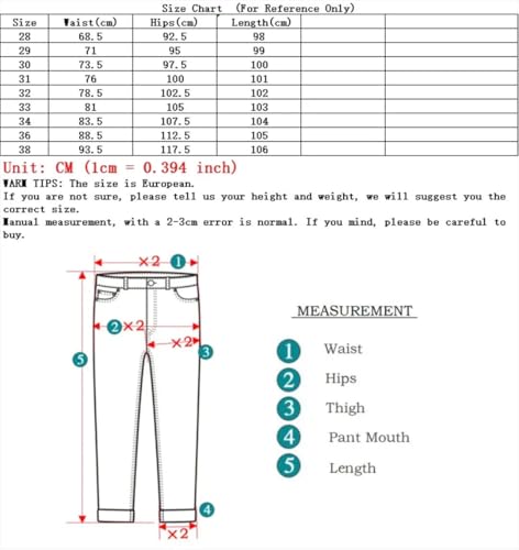 Men Versatile Daily Jeans Stretch Fabric Denim Pants Comfortable Wear-Resistant Work Trousers4