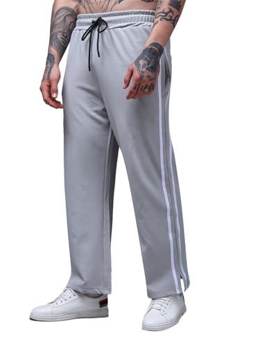 Image of Men's Loose Fit Side Tape Trackpants