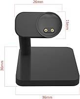 Vista 4 de 5V 1A Smartwatch Charger Cradle Charging Dock Base Stand for Xiaomi Mi Band 5/6/7 NFC Accessory