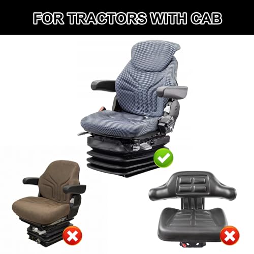 Strapazierfähiger Universal Traktorsitzbezug für Schranktraktoren mit Kopfstütze, Gabelstapler-Sitzbezug