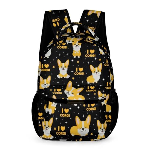 Corgi Dog School Backpack