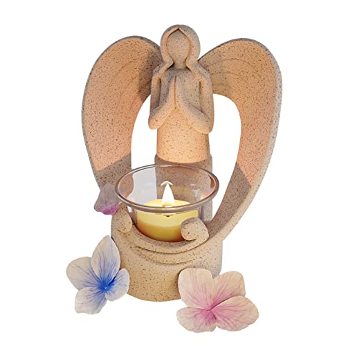 Land Of Love Memorial Gifts- Tealight Candle Holder Sympathy Gift, With Flickering Led Candle, Angel Figurine In Memory Of A Loved One #TOP7