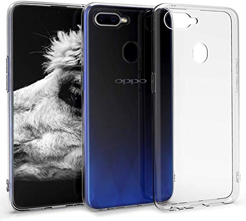 Image of Case Creation Brand - Mobile Cover for Oppo A5 (Soft & Flexible Back Case), Transparent