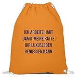 IDEALES GESCHENK - Schenk dieses lustige Design einem leidenschaftlichen Ratten-Fan! Als Tasse und Kissen verfügbar.
