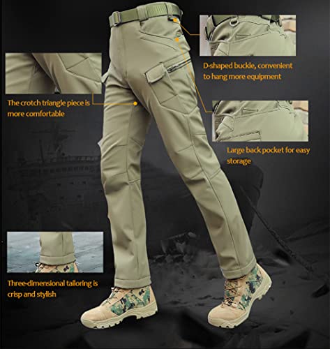 DEBND Uomo Tattici Mimetici Softshell Pantaloni