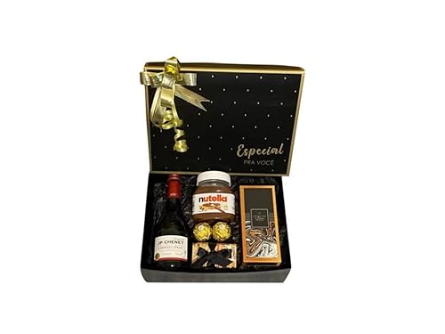 Mini Kit de Presente Vinho e Nutella