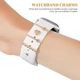 Hemobllo Watch Strap Charms Metal Rings 8 Pcs Watch Band Accessories for Smartwatch Bands Stylish Decorative Loops for Personalization and Comfort - Image 4