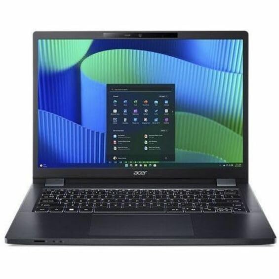 Image of Acer TravelMate P4 14 TMP414-55 TMP414-55-54C5 14 inch Notebook - WUXGA - 60 Hz - Intel Core Ultra 5 225U - 16 GB - 512 GB SSD - English Keyboard - Blue
