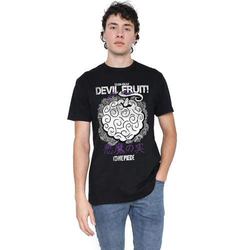 T-Shirt One Piece Gumgum Démon Noir 4XL : Enfin un Haut Manga Grande Taille Confortable