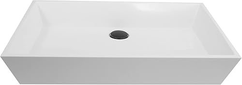 Miniatura 3 de Nantucket Sinks Fregadero rectangular blanco glacierstone NS-GSTR24