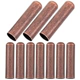 TOVINANNA 50pcs Tips Metal End Caps for Projects Lightweight Lanyard Stoppers Easy to Install Replacement Ends for Sneakers Hoodies and Pants Antique