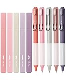 Mr. Pen- Aesthetic Highlighters and Gel Pens, 10 Pack, Pastel, Cute Highlighters Assorted Colors, Black Ink Aesthetic Gel Pens 0.5mm