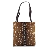 Exotic Axis Deer Hide Print Tote Bag