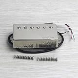 Pastilla humbucker Alnico 2, 6 piezas polares de tornillo ajustable. Encerado al vacío y sellado para eliminar el ruido.