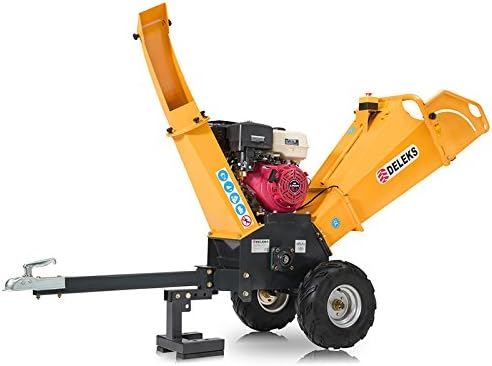 Wood Chipper with 15cc, 4 stroke gasoline engine, Professional Use DK-800