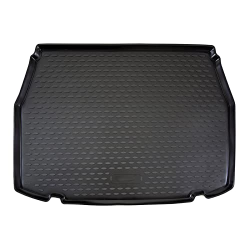 Tapis de coffre pour Toyota C-HR avec roue de secours 2016-2023 en caoutchouc noir J&J AUTOMOTIVE