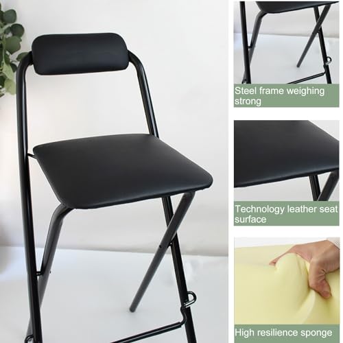 Chaise de bar pliante pour optimiser l'espace de votre cuisine avec style - 7