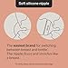 Tommee Tippee Natural Start Baby Bottle, 11oz, Thicker Feed, Breast-Like Nipple for Babies 6 Months+, Clear, 3 Count