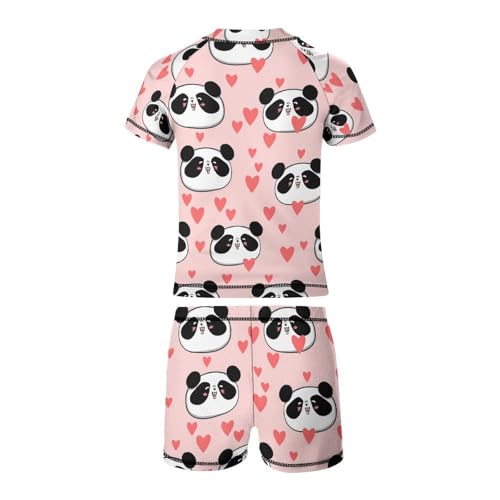 Panda HeartChildren's Swimsuits Boys Two Piece Suit8-10Y（130cm）3