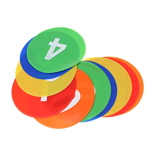 BESPORTBLE PVC Sports Markers Non-Slip Back 20 Pack Soccer Training Markers for Football Field Marking