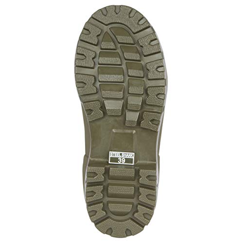 Lakeland Active Women's Rydal Neoprene Insulated Rubber Wellington Mucker & Yard Boots - Moss Green - 5 Uk - 8