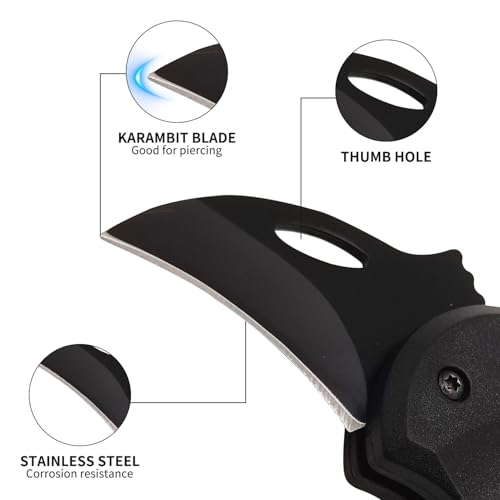 Compact Stainless Steel Pocket Knife - UK Legal EDC Folding Knife - Image 2