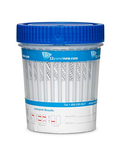 [10 Pack]12 Panel Cups with AMP, BAR, BUP, BZO, COC, MDMA, MET (MaMP), MTD, OPI, OXY, TCA, and THC, Multi Panel Urine Drug Test, Temperature Strips Included - Thumbnail 3