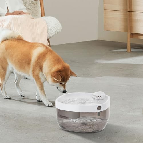 Fuente de Agua Eléctrica para Gatos 7L Blanco y Gris miniatura 4