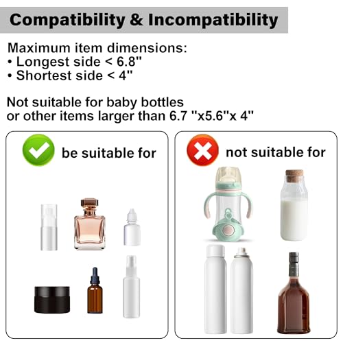 image for Prsildan Acrylic Drawer Makeup Organizer with 6 Drawers (Not for Baby 