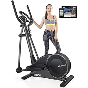 snode-Magnetic-Elliptical-Machines-for-Home-Use-with-Bluetooth-APP-Low-Impact-Elliptical-Cross-Trainer-Equipment-with-32-Level-ResistancePulse-Tension-Intelligent-Workout-App-LCD-Display SNODE Elliptical Exercise Machine, Elliptical Training Machine with Free APP and Programmed Monitor, 32 Level Electromagnetic Resistance Eliptical Trainer with Heart Rate Alert&recovery, Body Fat , LCD Display