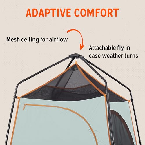 Kelty Discovery H2GO Privacy Shelter, Ducha portátil y refugio para cambiarse, entrada con cremallera, estructura de acero, autoportante miniatura 4