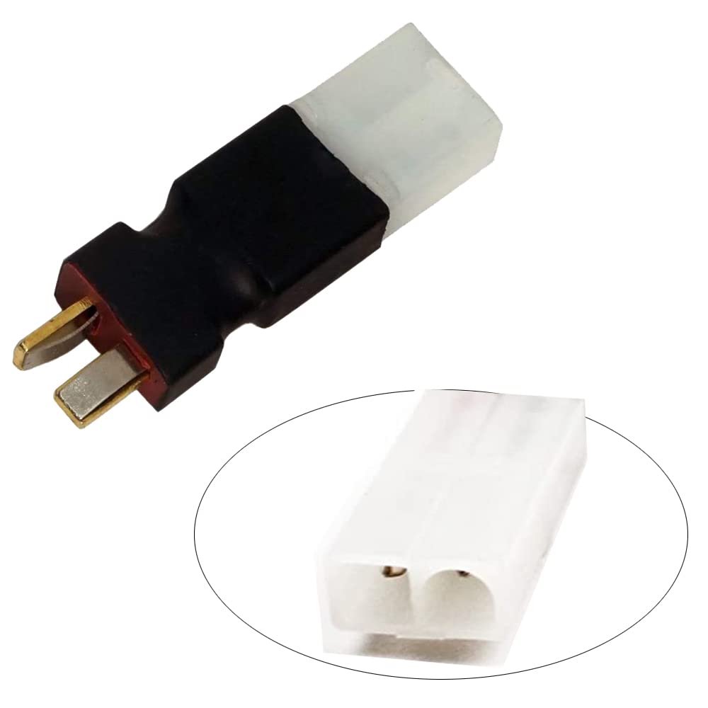 Deans T-Stecker auf Stecker, Adapter, kompatibel mit TRX Wireless-Konverter für RC-Batterie