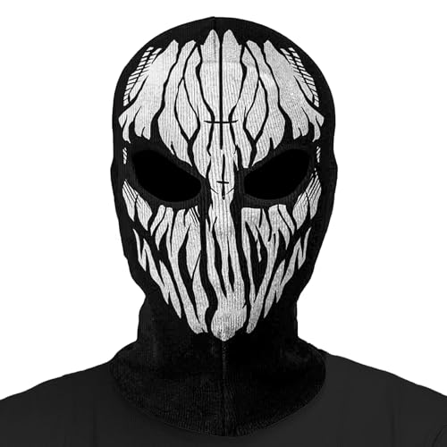 Ghost Maske Sturmhaube Motorrad Taktische, winddichte Skimaske...