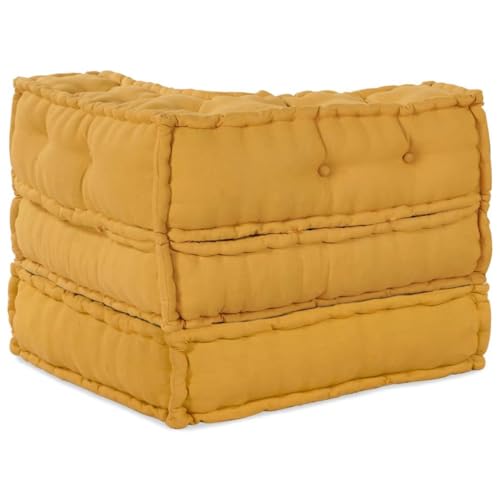 Sofá Modular de Tela Amarillo 70x70x54 para aprovechar pisos pequeños 8