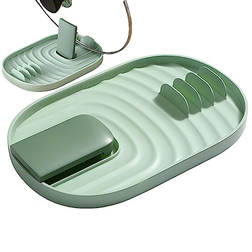 Povanjer Organizador de tapa de maceta, Portatapa para cacerolas Soporte para ollas y sartenes, Soporte para tapa de cacerola, Olla de descanso de cuchara Robusta y soporte de cacerola