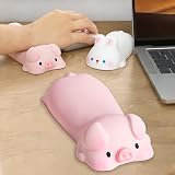 1 Pack Cute Animal-Shaped Mouse Wrist Rest Soft Office – Ergonomic Fatigue Relief for Home Gaming, Computer Laptop Arm Support Pad