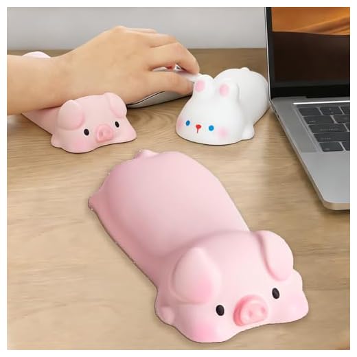 1 Pack Cute Animal-Shaped Mouse Wrist Rest Soft Office - Ergonomic Fatigue Relief for Home Gaming, Computer Laptop Arm Support Pad