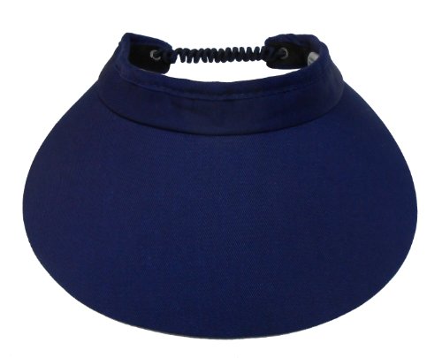 Coil Back Sun Visors (Navy)