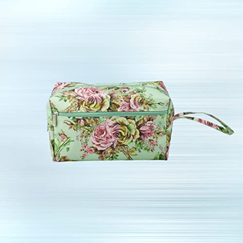 Image of COHEALI Handbag Xcm Organizer Cloth Holder Supplies Accessories Ball Printed Handbag Size:large - Wool Knitting Square Crochet Flower Bag Storage Tote Diy Oxford Yarn Floral