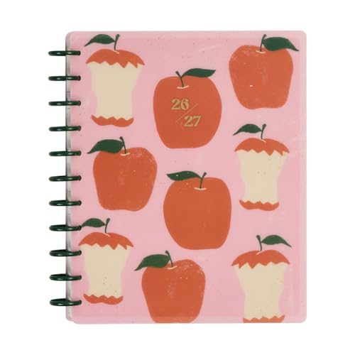 Happy Planner Disc-Bound 12-Month July 2026June 2027 Planner with 3 Extra Months Big Size 8.5 x 11 Teacher Layout Sunday Sketches