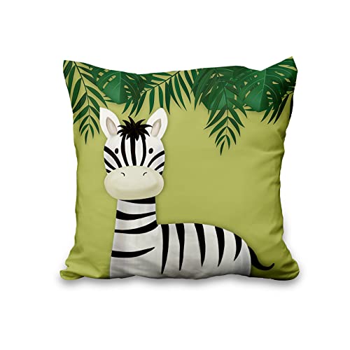 Housses de coussin 45x45 douces taies carrées avec zip invisible - 6