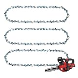 12 inch Chainsaw Chain Replacement for Craftsman V20 Chainsaw CMCCS620B,CMCCS620M1,CMZCSC12 Chain Saw Blade 45 Drive Links 0.043' Gauge 3/8' LP Pitch (3 Pack)
