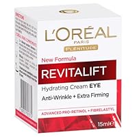 L'Oréal Paris, Eye Cream, Hydrating & Smoothing, Revitalift Classic, 15 ml
