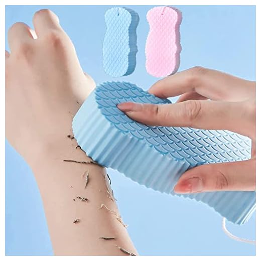 2pcs Super Soft Bath Sponge, Exfoliating Bath Sponge, Good Helper for Exfoliating and Exfoliating Dead Skin, Can Be Used by Both Men and Women