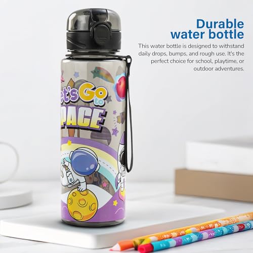 Image of BAYBEE Space 700ml Sipper Bottle for Kids, Anti-Spill Sippy Water Bottle- BPA Free |Sippy Cup, Baby Bottle Sippers | Sipper Water Bottle for Kids Infants & Toddlers 6 Months to 9 Years (Black)