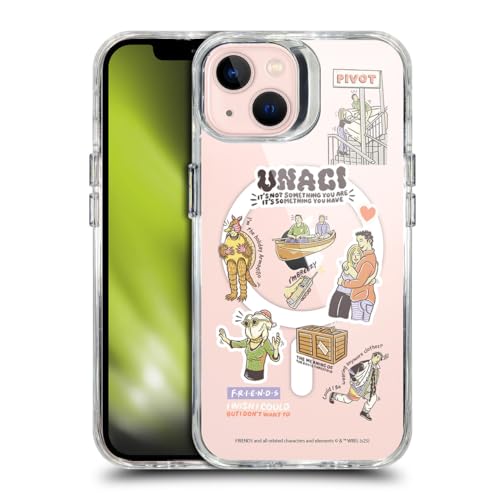 Coque magnétique antichoc Friends TV Show pour la charge sans fil de l'iPhone 13