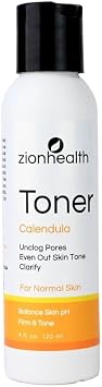 Zion Health Ancient Clay Toner, Calendula, 4 fl oz 120 ml