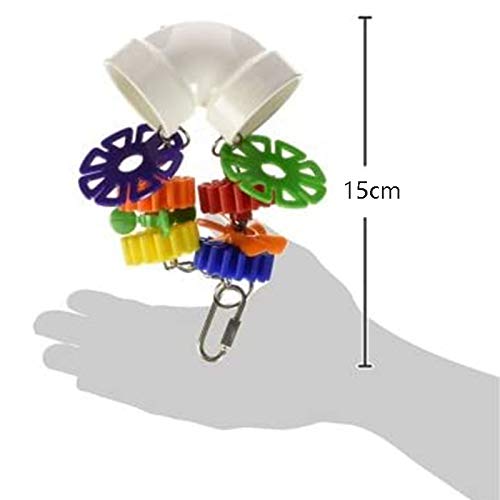 Fltaheroo Bird Forager Bird Toy with Colorful Birds & Flowers,Bird Cage Toys Supplies,Parrot Toys Stands for Conures - Afbeelding 4