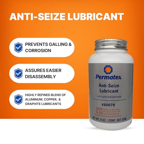 image for Permatex 80078 Anti-Seize Lubricant With Brush Top Bottle Prevents Gal