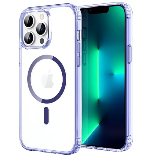 Image of CACOE Magnetic Case for iPhone 13 Pro Max 6.7 inch, Purple-1